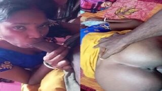 Indian porn village bhabhi blowjob sex MMS