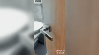 Sexy model record hot nude photoshoot bathroom